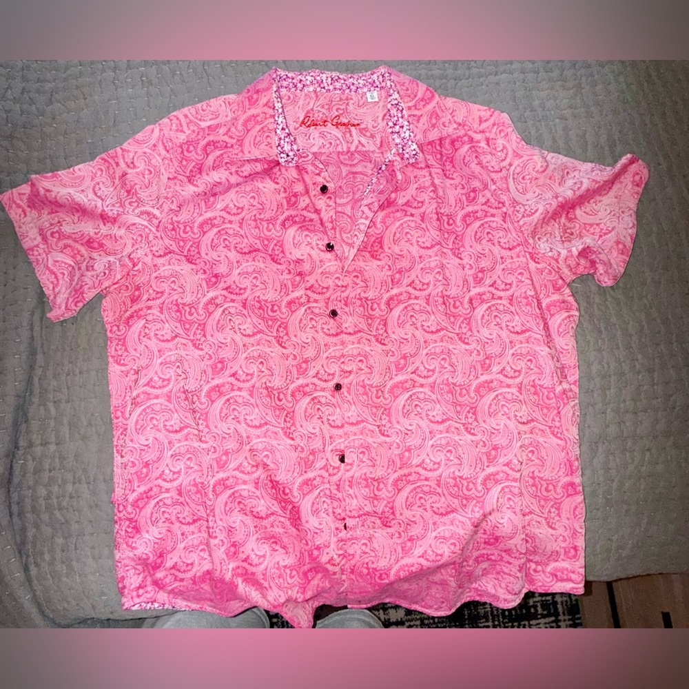Robert Graham Vibrant Pink Paisley Shirt